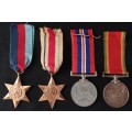 WW2 Medal Group Awarded To:  108843 R.G. BARWELL              No.28