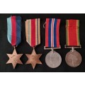 WW2 Medal Group Awarded To:  108843 R.G. BARWELL              No.28