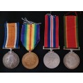 WW1 / WW2 Medal Group Awarded To: 2. LIEUT, A.R. MORLEY.                No.30