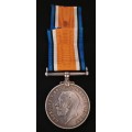 WW1 British War Medal Awarded To: PTE A. ENGEL. 1ST C.C.                  Q7