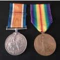 WW1 British War Medal & Victory Medal Awarded To:  SPR. D. THOMAS S.A.M.E.            No.37