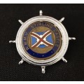 Union Castle R.M.M.V. Stirling Castle Nautical Badge Circa 1960     Size: 38mm Diameter      M15