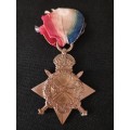 WW1 1914 - 1915 STAR Awarded To: TPR. MAJ. MURDOCH R.H.A.  ( Possible Renamed )                M28