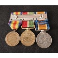 WW1 Miniature Medal Group                              M10