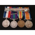 WW1 Miniature Medal Group                            M13