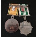 SA. Prison Service Medal Group To: 22236-D H.J. BARNARD / A/O H.J. BARNARD           M37
