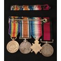 WW1 Miniature Medal Group                     M14