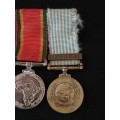 WW2 Miniature Medal Group With UN Korea                               M16