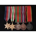 WW2 Miniature Medal Group                   M17