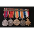 WW1 Miniature Medal Group                               M21