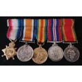 WW1 Miniature Medal Group                          M22