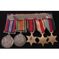 WW2 Miniature Medal Group      ( With Burma Star Miniature )                      M23