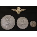 South African Special Task Force Medallions + Wings `` Medallion Sizes: 75mm , 63mm , 33mm O2