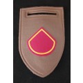 SANDF Chief of Staff Personnel Command Delta Company Tupperware Shoulder Flash         O29