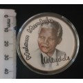 Nelson Mandela Elizabeth II Commemoration Cookislands Medallion In Capsule    O91
