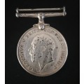 WWI British War Medal 1914-1918: N/SISTER M.E.H. BROWNE.                  O92
