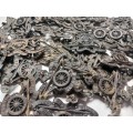 50 x  WW2 Natal Field Artillery cap badges ( PLEASE NOTE ALL LUGS AND PINS ARE DAMAGED )      Lot B