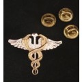 South Africa (SADF) Medical Doctor Qualification Badge Bi-Metal               F41