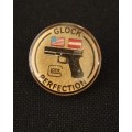 Vintage GLOCK Perfection Pistol Gun Hat Pin                              M30