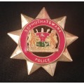 BOPHUTHATSWANA POLICE CAP BADGE                F58