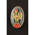 Vintage FFR FRENCH RUGBY UNION ENAMEL Lapel Pin                       M43