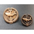 SA Army - Attack Diver ` Bronze` Special Forces Proficiency Badges ( Full Size and Mess Dress )  F74