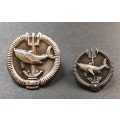 Attack Diver Special Forces Proficiency Badges ( Oxidized Metal ) ( Full Size and Mess Dress )  F75