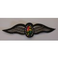 South African Air Force Pilot wings  ```   PRINTED Cloth  ```                  F181