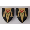 SADF HUMANSDORP COMMANDO SHOULDER FLASHES       ` SCARCE `                  H72