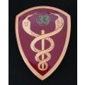 SADF SAMS  33 Field Ambulance Unit Shoulder Flash                                       F244