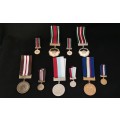 Namibia POLICE Medals Full Size And Miniatures ` MINT CONDITION `