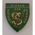 SWA POLICE KOEVOET SIZAVA Z4N KAVANGO  SHOULDER FLASH   ( GOLD )         F255