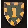 SADF 1 INFANTRY BATTALION SHOULDER FLASH     1ST TYPE         D126