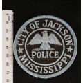 CITY OF JACKSON MISSISSIPPI POLICE Cloth Badge                            V9