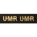 South African Africa UMVOTI Mounted Rifles Shoulder Titles   `  Worn In Boer War  `         V41