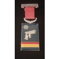 South African Police Pistol / Marksman Medal 1996               `` STUNNING `                V47