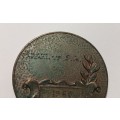 N.S.R.A. NATIONAL SMALL-BORE RIFLE ASSOCIATION ( ISRAEL VS. S.A. 1960 ) MEDALLION         V57