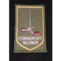 GERMAN JOINT ARMY CORPS NATO PATCH ( COMMUNITATE VALEMUS )       V74
