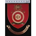 BOTSWANA DEFENCE FORCE PLAQUE BADGE   ( NOTE No Pins )                V114