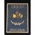 RHODESIA  ----  BSAP POLICE PLAQUE      `` RARE ``                      No.1