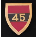 SADF 45 SURVEY SQUADRON SHOULDER FLASH   (Note One Pin Repaired )        D157