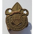 SA BOY SCOUTS ( AFRIKAANS VARIETY ) PADVINDERS BUTTON BADGE            C17