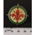 SOUTH AFRICA BOY SCOUTS ENAMEL  BADGE                C27