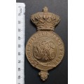 BOER WAR ERA BRITISH MOUNTED INFANTRY BADGE  ( METERIAL RESIN )        C28