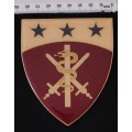 NATAL MEDICAL COMMAND BADGE    Size: 100mm x 85mm     ( Note No Pins )     ` STUNNING `       C112