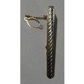 Tie clip 6cm Gold and Silver colour