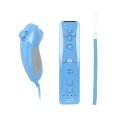 Wii Remote Controller + Nunchuk  - Blue - FREE SHIPPING