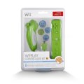 Wii Remote Controller + Nunchuk - Green- FREE SHIPPING