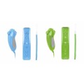 4 X Wii Remote Controller + 4 X Nunchuk - Green and Blue Combo - FREE SHIPPING