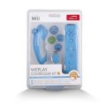 2 X Wii Remote Controller + 2 X Nunchuk - Green and Blue Combo - FREE SHIPPING